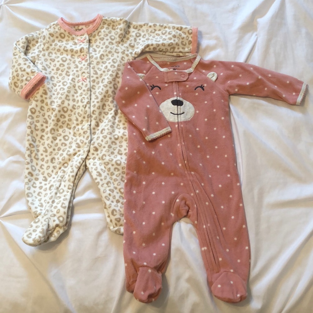 Very soft babygirl Carters onesies